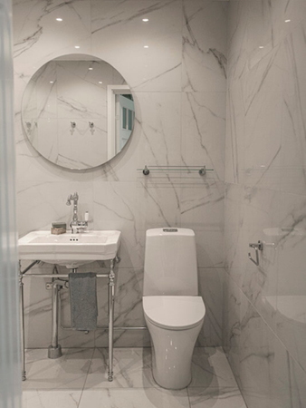 inspiration badrum marmor handfat toalett